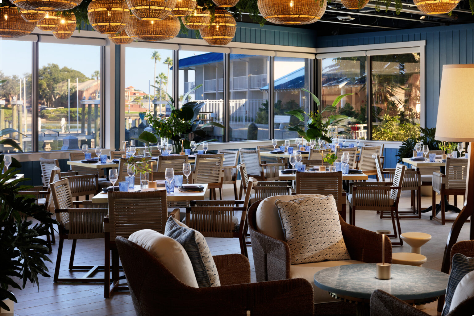 fine-dining restaurant St Petersburg near fishing charter